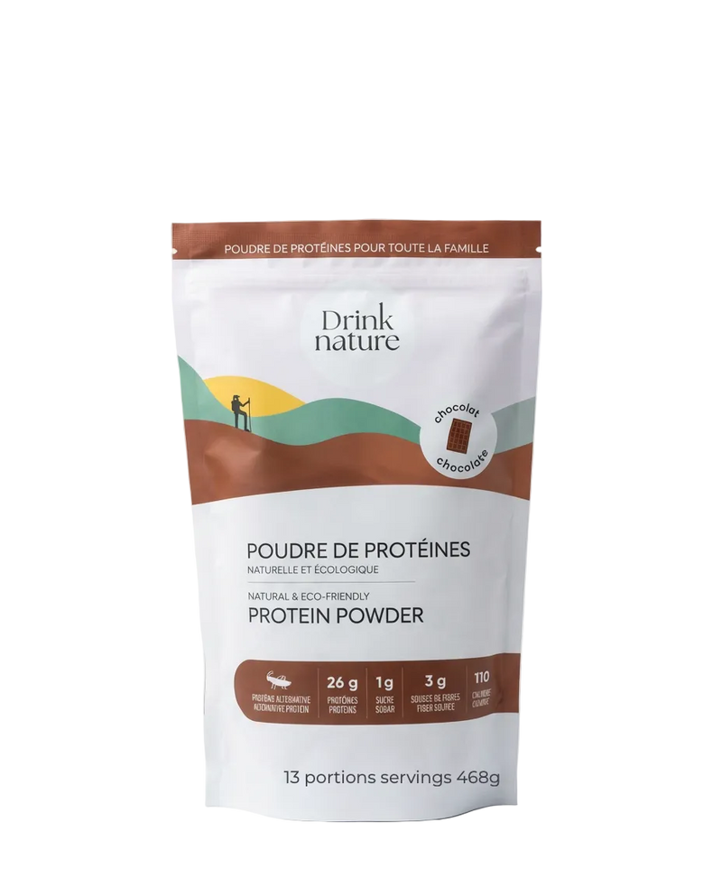 Poudre de protéines au chocolat