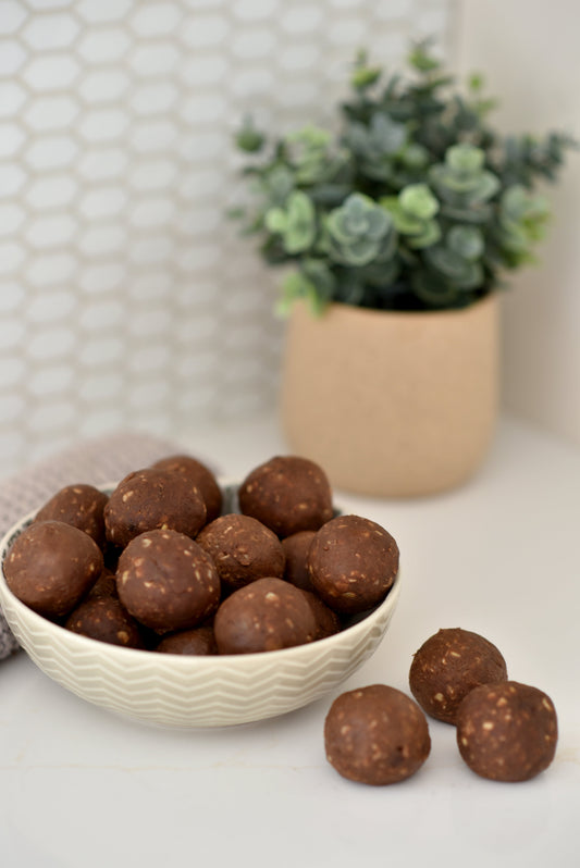 Boules d'énergie protéinées au chocolat