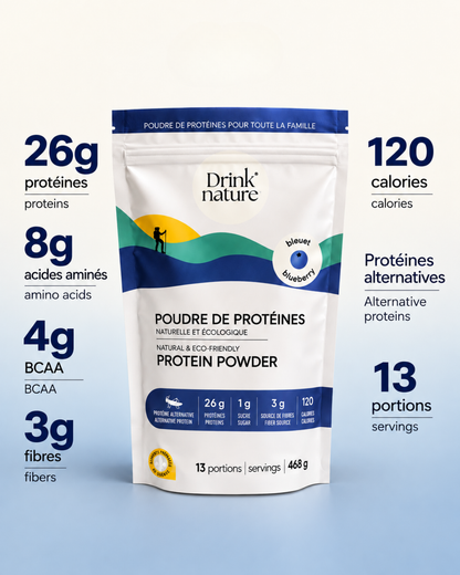 Blueberry protein powder