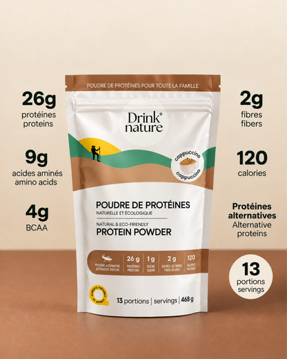 Poudre de protéines Cappuccino