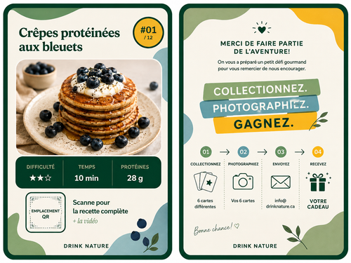 Une carte recette qui est aussi ta carte concours