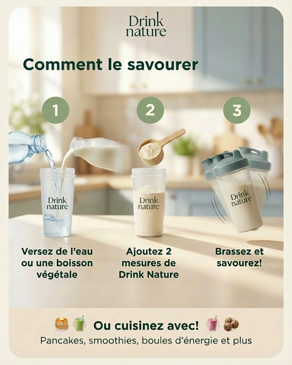 Poudre de protéines sans saveur végane