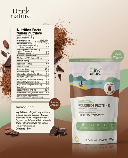 Vegan Chocolate protein powder 