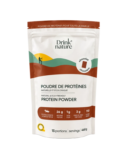 Poudre de protéines au chocolat