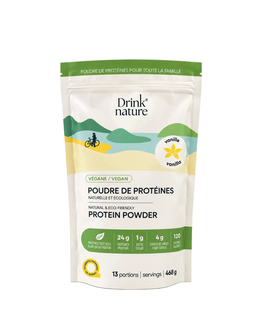 Vegan vanilla protein powder