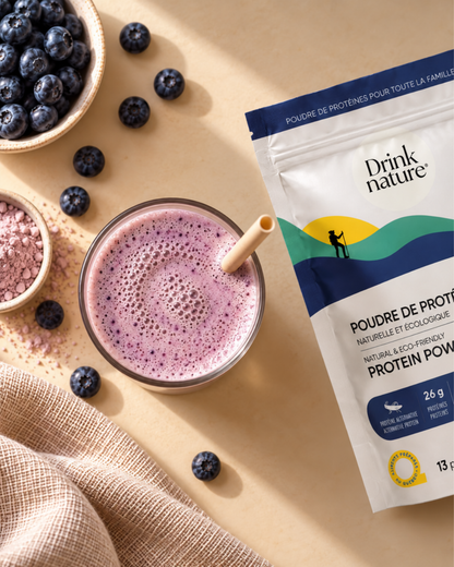 Blueberry protein powder
