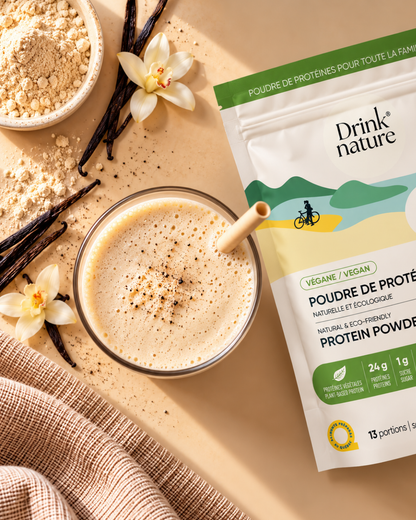 Vegan vanilla protein powder