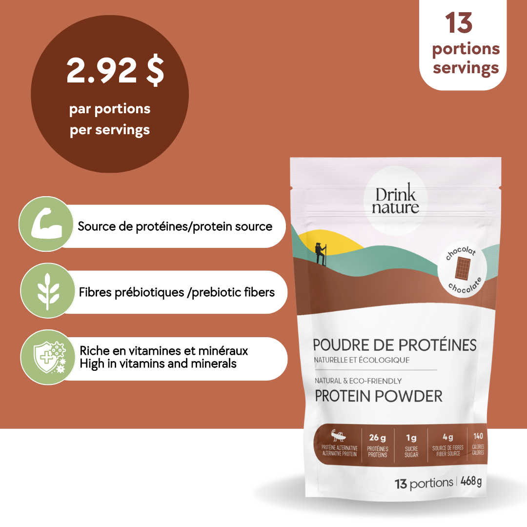 Chocolate protein powder