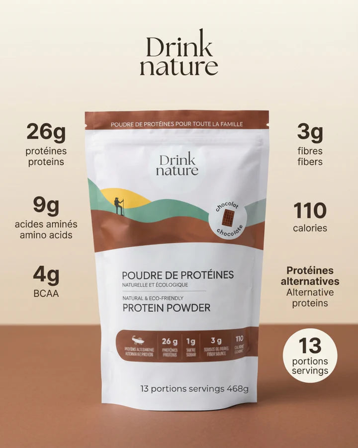 Coffret Énergie Drink Nature — 3 protéines au choix + accessoires | 30 % de rabais