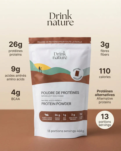 Coffret Énergie Drink Nature — 3 protéines au choix + accessoires | 30 % de rabais