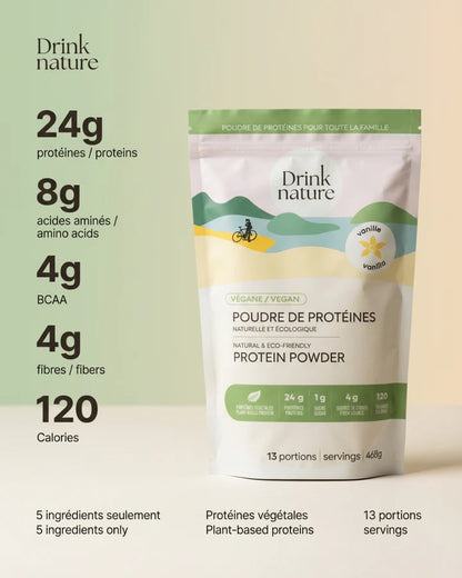 Coffret Énergie Drink Nature — 3 protéines au choix + accessoires | 30 % de rabais